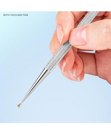 Stainless Steel Cuticle Pusher Nail Dotting Pen Nail Care Tool Double Ended Manicure Cuticle Remover Cleaner Nail Dotting Pen Set Nail Dotting Pens For Nail Art Nail Dotting Pen And Brushes - Buy Online on SooperMarket.com