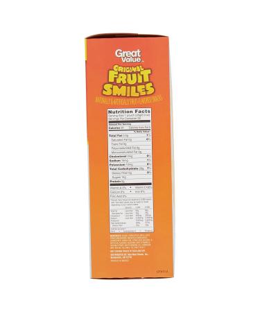 Great Value Original Fruit Smiles Fruit Snacks 45 oz (50 Pouches) - Delicious and Convenient Snack Option - Buy Online on SooperMarket.com