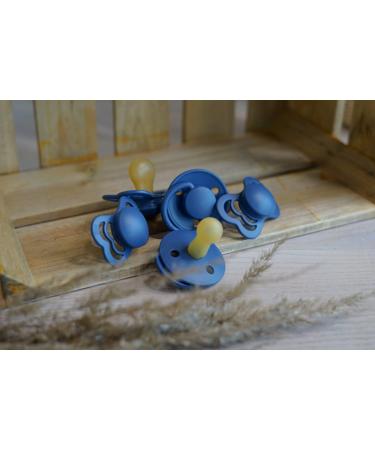 BIBS Supreme Collection Island Sea Pacifiers - BPA-Free Baby Soothers (Set of 2) | Made in Denmark | Size 0-6 Months - Buy Online on SooperMarket.com