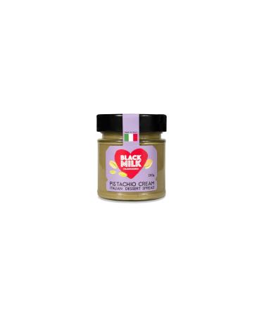 Black Milk Pistachio Cream Spread 230g - Made In Italy - Bake or Spread - Gluten Free - Single Jar 1