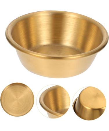 IMIKEYA Spice Dish 8 Pcs Stainless Steel Sauce Dish Multipurpose Can Stainless Steel Dessert Dishes 7X7X2.5cmx2pcs Goldenx2pcs - Buy Online on SooperMarket.com