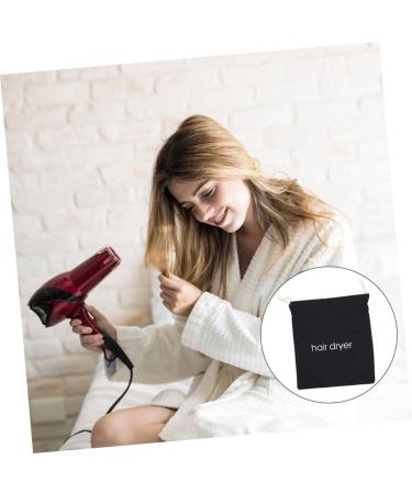 Baluue 4pcs Hair Dryer Storage Bag Hair Dryer Receive Bag Hair Crimping Tool Practical Bags Fabric Black - Buy Online on SooperMarket.com