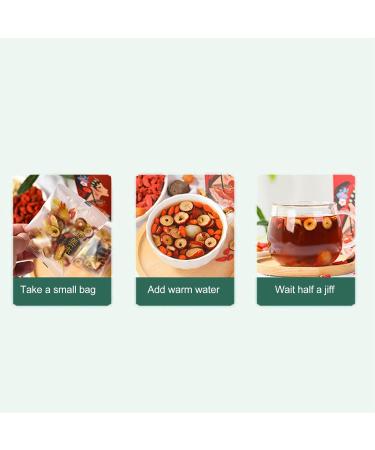 Black Sugar Ginger Jujube Tea Chinese Traditional Longan Wolfberry Healthy Tea Brown Sugar Ginger Red Dates Tea for Home Office Hotel - Buy Online on SooperMarket.com