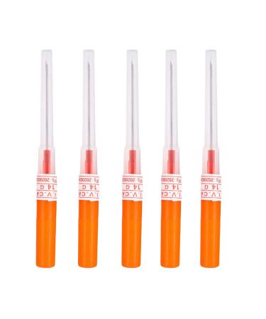 Piercing Needles-5PCS-14G Body Piercing Needles IV Catheter Needles Piercing Supplies,Body Piercing Tattoo Tools