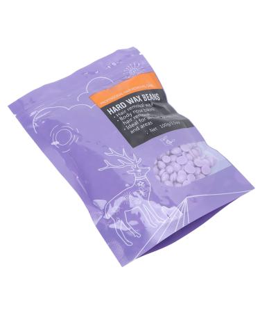 Hard Wax Bean Strong Viscosity Pearl Hair Removal Kit Wax Bead For Face Bikini Legs Armpits 3.5oz Taro Purp