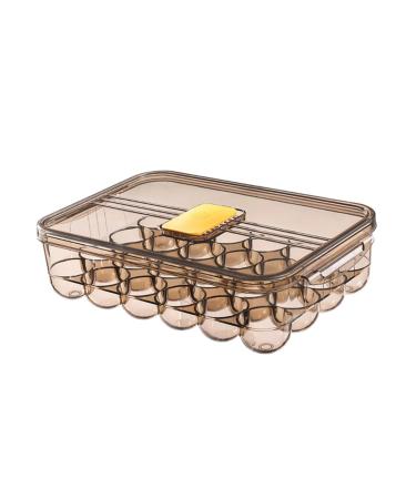 Healeved Box Egg Carton Refrigerator Eggs Fridge Egg Dispenser Fridge Egg Holder Egg Holders re-usable