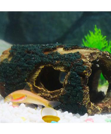CTPENG Aquarium Cave - Kunst Resin Betta Decoration - Ideal for Small & Medium Aquariums (Harz 13.5x9x5.5 cm) - Buy Online on SooperMarket.com