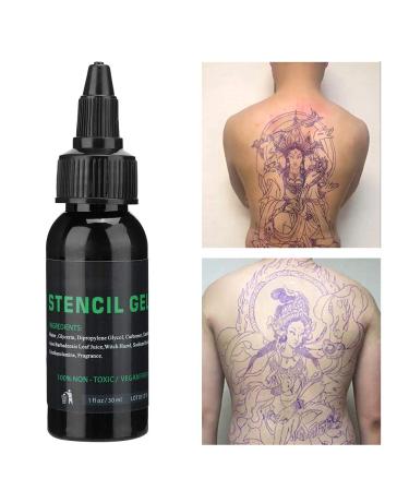 30ml Professional Tattoo Transfer Gel - Tattoo Stencil Solution for Artists - Buy Online on SooperMarket.com