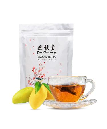 Yan Hou Tang Mango Oolong Tea Bags Flesh Full Loose Leaf Spice Mix Fruit Flower Natural Delicious Tea Drink 50 Teabags Mango Black Tea
