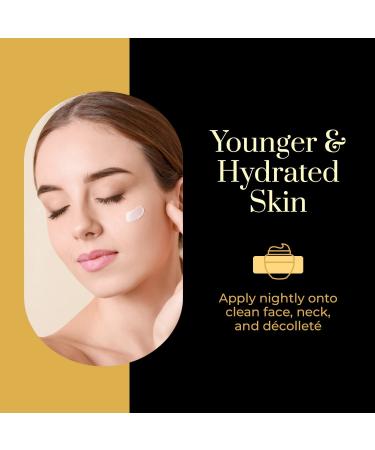Clear Beauty 24K Gold Collagen & Squalene Daily Face Moisturizer - Hydrating, Firming & Brightening Anti-Aging Cream - Buy Online on SooperMarket.com