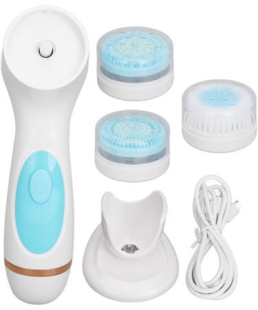 Facial Cleansing Brush Silicone Pore Deep Cleansing Electric Face Brush for Salon (Blue) - Buy Online on SooperMarket.com