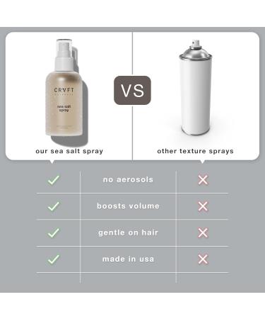 CRVFT Sea Salt Spray for Women | Sea Salt Spray for Hair | Hair Texture Spray | Volume & Texture for All Hair Types | Scented (6.76oz) - Buy Online on SooperMarket.com
