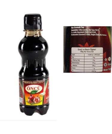 Oncu Pomegranate Molasses 330g - with Homlix Stainless Steel Sauce Bottle Stopper - Buy Online on SooperMarket.com