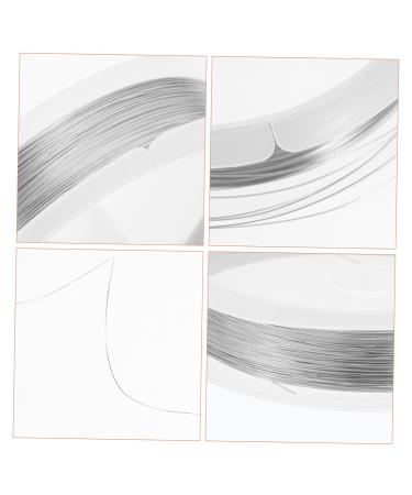 Healeved Manicure Supplies Nail Art Decoration Copper Wire Copper Wire for Jewelry Making Copper Beading Wire Diy Jewelry Wire Beading Wire for Jewelry Nail Art Decoration Line Gold Thread Silver medium - Buy Online on SooperMarket.com