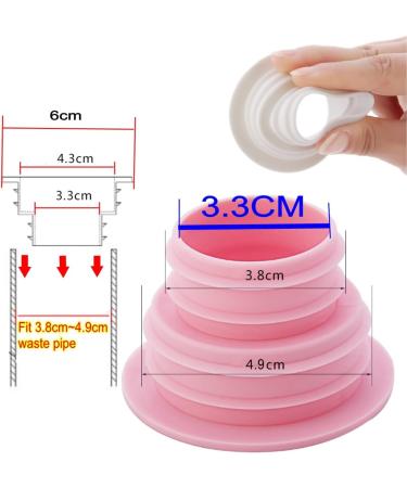 JZK 4X Plastic Deodorant sealing plug for kitchen drain pipe Washing Machine drain pipe seal Bathroom basin sink drain hose seal kitchen waste pipe seal ring - Buy Online on SooperMarket.com