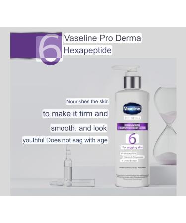 Vaseline Pro Derma Firming Body Lotion 250ml - Anti-Aging Hexapeptide & Vitamin A for Sagging Skin - International Shipping Available - Buy Online on SooperMarket.com