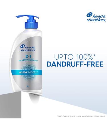 Head & Shoulders 2-in-1 Active Protect Anti-Dandruff Shampoo & Conditioner 650ml | Nourishing Care for Healthy Scalp | International Shipping Available - Buy Online on SooperMarket.com