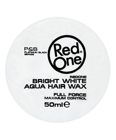 Redone Hair Styling Aqua Wax White 50 ml | Travel Size | Ultra Hold | Gel Wax | Peach Scent | Strong Holding | Shine Look | Maximum Control