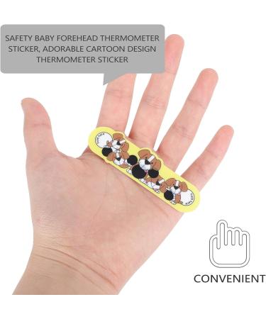 Kisangel Kid Stickers 140 pcs Liquid Indicator Strips for Forehead Fever - Yellow Brownx7pcs - Buy Online on SooperMarket.com