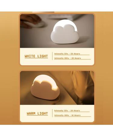 Annmore Cloud LED Night Light - Dimmable Baby Bedside Lamp for Kids | Perfect Newborn Gift in White - Buy Online on SooperMarket.com