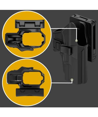 PISOLHO Glock 19/23/32(Gen1-5) 19X 45 Elite Force Fast Draw Holster RH - Buy Online on SooperMarket.com