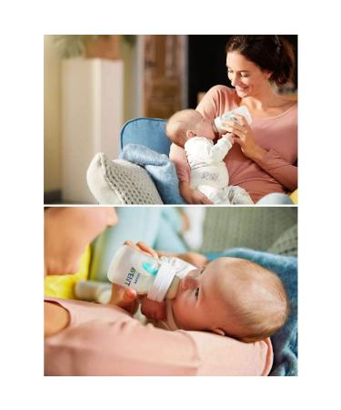 Philips AVENT SCF400/34 Anti-Colic 4oz 3pk Clear Bottle with Insert - Buy Online on SooperMarket.com