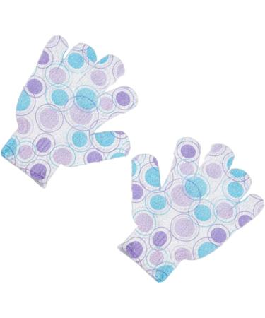 FOMIYES 3 Pairs Bath Gloves Five Finger Shower Gloves Exfoliating Gloves Shower Wipe Printing Child - Buy Online on SooperMarket.com