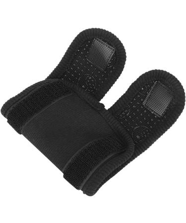 2Pcs Adjustable Dog Cat Leg Brace Elastic Warm Knee Pads for Surgery Wound Support and Stability for Injury Recovery Prevent Licking (Black) - Buy Online on SooperMarket.com