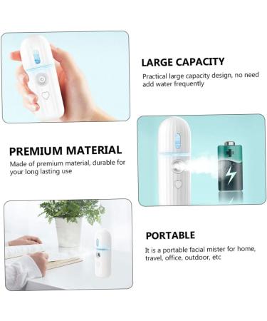 PLAFOPE 2pcs Moisturizing Sprayer Handheld Clothes Steamer Lightweight Facial Mister Mini Humidifier Abs - Buy Online on SooperMarket.com