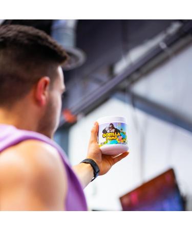Yummy Sports Gorilla Pump Pre Workout Powder - Non Stim Pre Workout Supplement for Energy Boost for Energy Boost Focus and Pump - Sports Nutrition Pre-Workout Powder for Men & Woman - 255g 30 Servings - Pink Limonade - Buy Online on SooperMarket.com