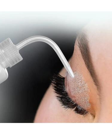 JASSINS Lash Shampoo Kit for Extensions - 100ml Cleanser Set with Cleaning Brush, Rinse Bottle, Mascara Brush, and Eye Pads - Gentle Formula for Professional and Self Use - Buy Online on SooperMarket.com