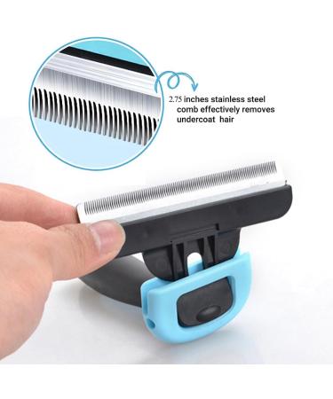 HZPolang Deshedding Tool for Dogs - Pet Hair Remover Grooming Brush for Small, Medium & Large Breeds - Cats, Horses - Short or Long Hair Deshedder - Buy Online on SooperMarket.com