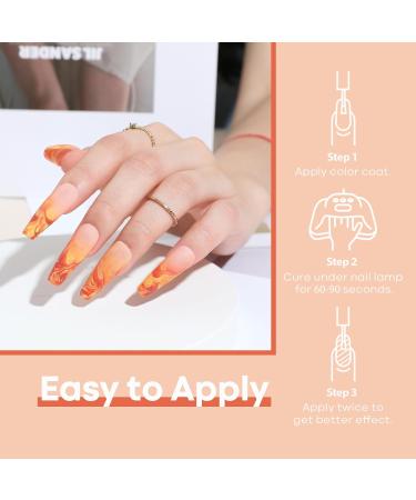 Modelones 20 Colors Gel Nail Polish Kit - Fall Winter Soak Off Set with Glitter Glossy & Matte Top Coats for DIY Manicure at Home A-1 Cozy Campfire - Buy Online on SooperMarket.com