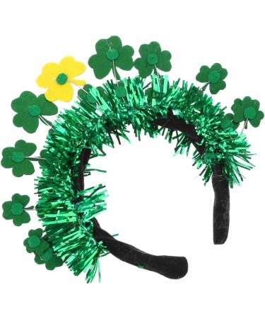 JSGHGDF Mardi GrasHeadband Irish Green Headband Irish Glitter Shamrock Headband SaintPatrick Day Headband CarnivalHeadband - Buy Online on SooperMarket.com