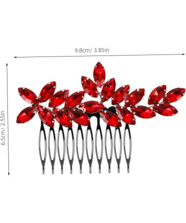 Gogogmee Bridal Headwear Hair Comb Bridal Hair Accessories Hair Side Comb Wedding Hair Accessories for Brides Diamond Hair Accessories Wedding Hair Clips for Brides - Buy Online on SooperMarket.com
