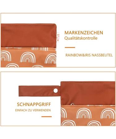 Muslong 3-Piece Reusable Diaper Wet Bag Set | Ideal for Cloth Diapers On-the-Go Accessories & Dirty Clothes (Sun) - Eco-Friendly & Travel-Friendly Solution - Buy Online on SooperMarket.com