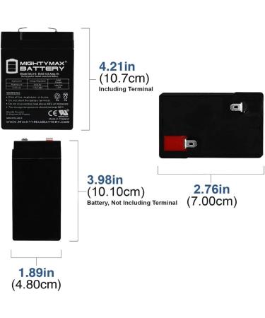 6V 4.5AH SLA Replacement Battery for Black & Decker VEC158BD - Reliable International Shipping - Buy Online on SooperMarket.com