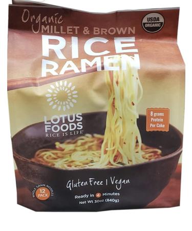 Lotus Foods Organic Brown Rice Ramen (12 Packper Bag), 30 oz