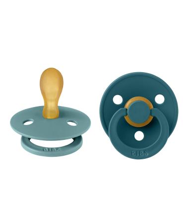 BIBS COLOUR SIMMENTRICAL SCHNELLER 2 SPACK BPA-Free Dummy-Schnuller symmetrical nipple.Silicone manufactured in Denmark size 2 (6-18 months) Iceland Sea / Forest Lake Size 2 (2-Serpack) Island Sea / Forest Lake