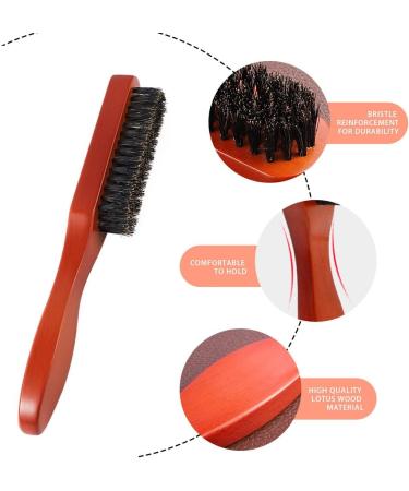 Boar Bristle Hair Brush for Men - Soft Beard Styling Tool for Growth and Texture - Buy Online on SooperMarket.com