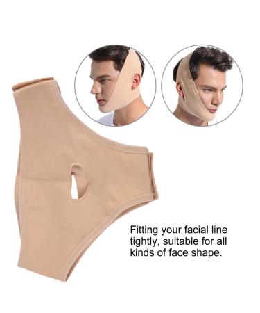 Anti-Wrinkle Face Slimming Mask - V Face Lift Belt for Anti-Aging - Breathable Chin Compression Bandage (Medium) - Buy Online on SooperMarket.com