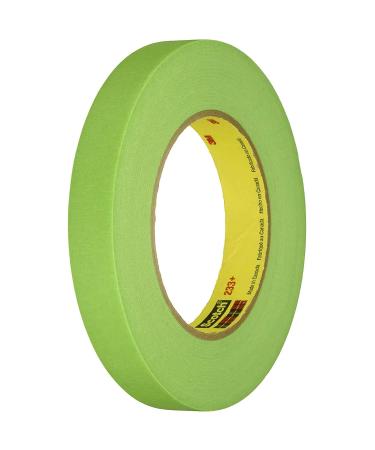 3M 26334 Crl 3/4 x 55m Automotive Performance Paint 233+ Masking Tape  Green