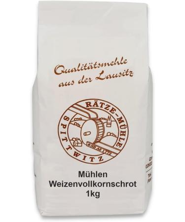 Mills Whole Wheat Meal Medium 1000g - Fresh & Natural from R tze Mill | 100% Regional Wheat Meal 1kg - Buy Online on SooperMarket.com
