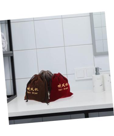 BELLIFFY 3 Pcs Hair Dryer Storage Bag Drawstring Bags Travel Blow Dryer Hair Tools Travel Bag Fabric - Buy Online on SooperMarket.com