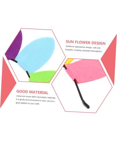 Gadpiparty Sun Flower Headband Lovers Props Make up Colorful Non-woven Plastic Colorful 28X13CM - Buy Online on SooperMarket.com