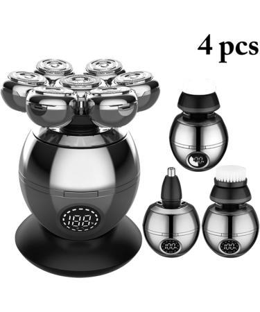 LED Display Waterproof Portable Shaver - Removable & Reusable Man's Beard & Bald Head Trimmer | International Shipping Available - Buy Online on SooperMarket.com