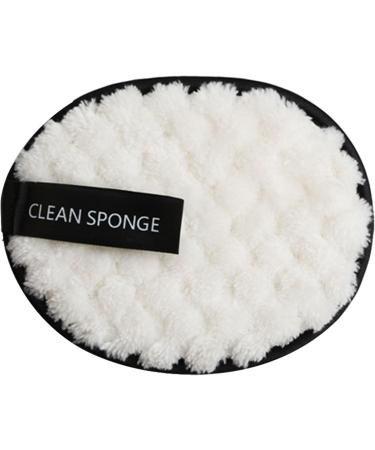 Cotton Makeup Remover Pads Reusable Face Cleansing Pads | Wet and Dry Double Use Makeup Remover Cloths Make-up Products Puff for Women & Men Uwariloy White - Buy Online on SooperMarket.com
