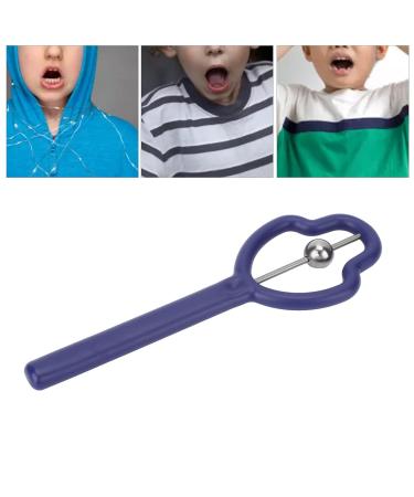 Tongue Tip Trainer - Portable Mouth Muscle Training Device for Clear Speech (Blue) | Improve Speech & Communication Skills - Buy Online on SooperMarket.com
