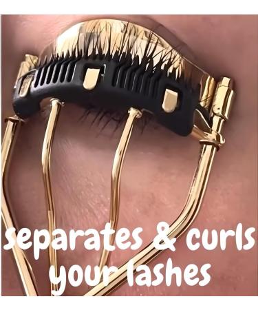 Professional Eyelash Curler with Built-in Comb Eyelash Curler with Comb Clip Eyelash Curler with Integrated Comb - Buy Online on SooperMarket.com