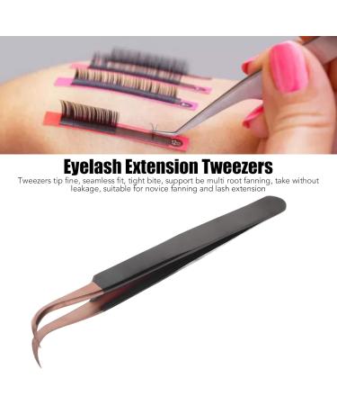 Eyelash Extension Tweezers - Curved & Straight Stainless Steel Tools for Beauty Salons - Buy Online on SooperMarket.com